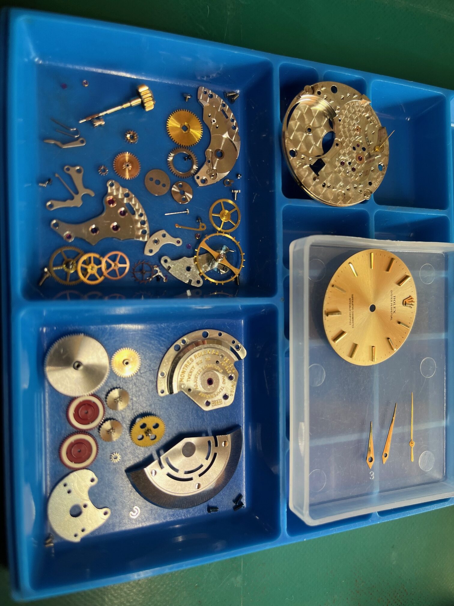 ロレックス オイスタ－パーペチュアル シャンパ－ン ゴ－ルドケース メンズ 自動巻 1560 オーバ－ホ－ル