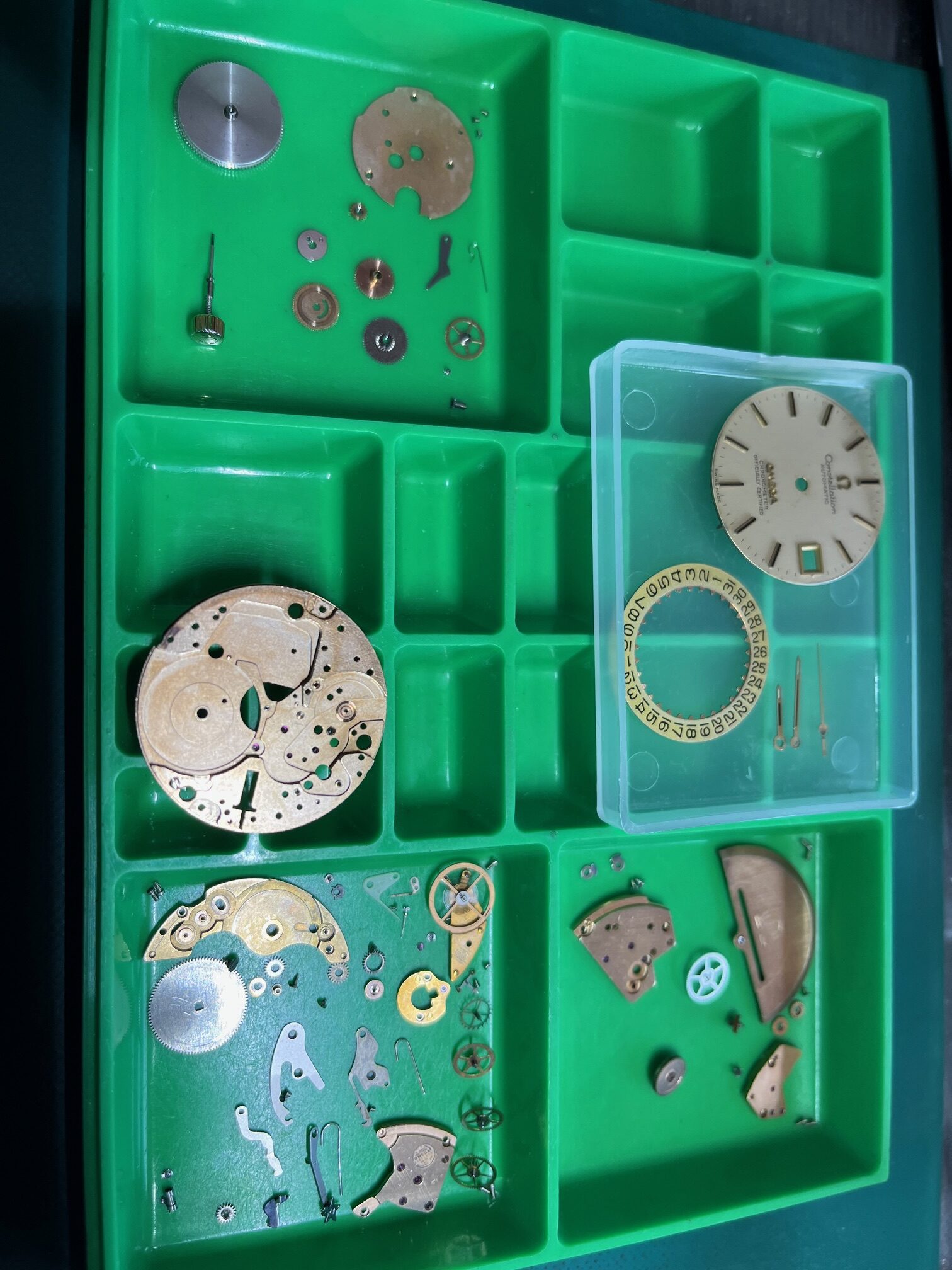 オメガ コンステレーション シャンパ－ン デイト ゴ－ルドケース メンズ 自動巻 1011 オ－バ－ホ－ル