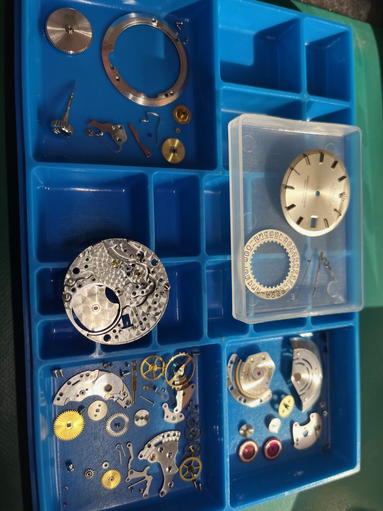 ロレックス デイトジャスト シルバ－ SS メンズ 自動巻 1570 オーバ－ホ－ル