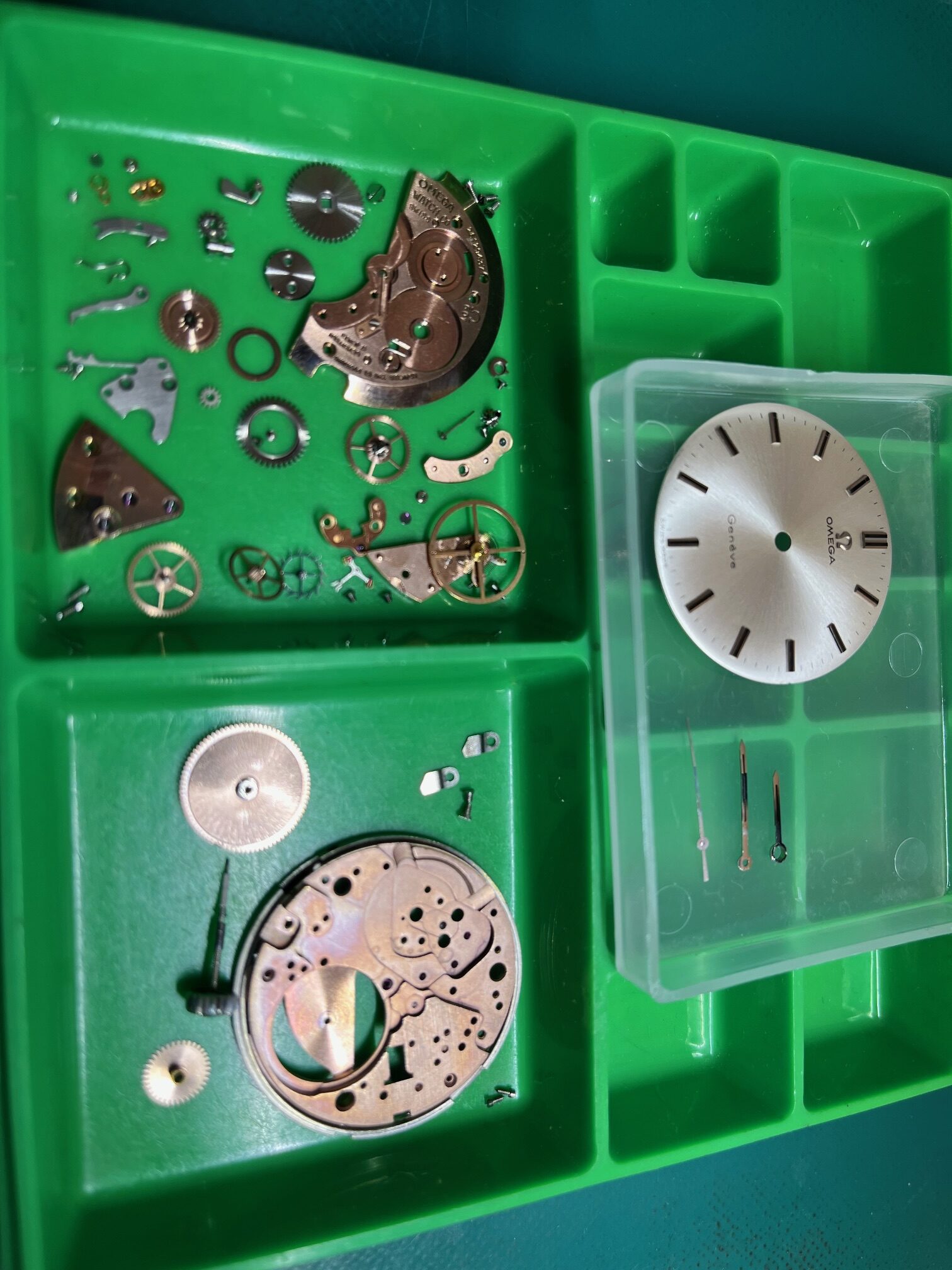 オメガ ジュネ－ブ ノンデイト シルバー SS メンズ 手巻 601 オ－バ－ホ－ル