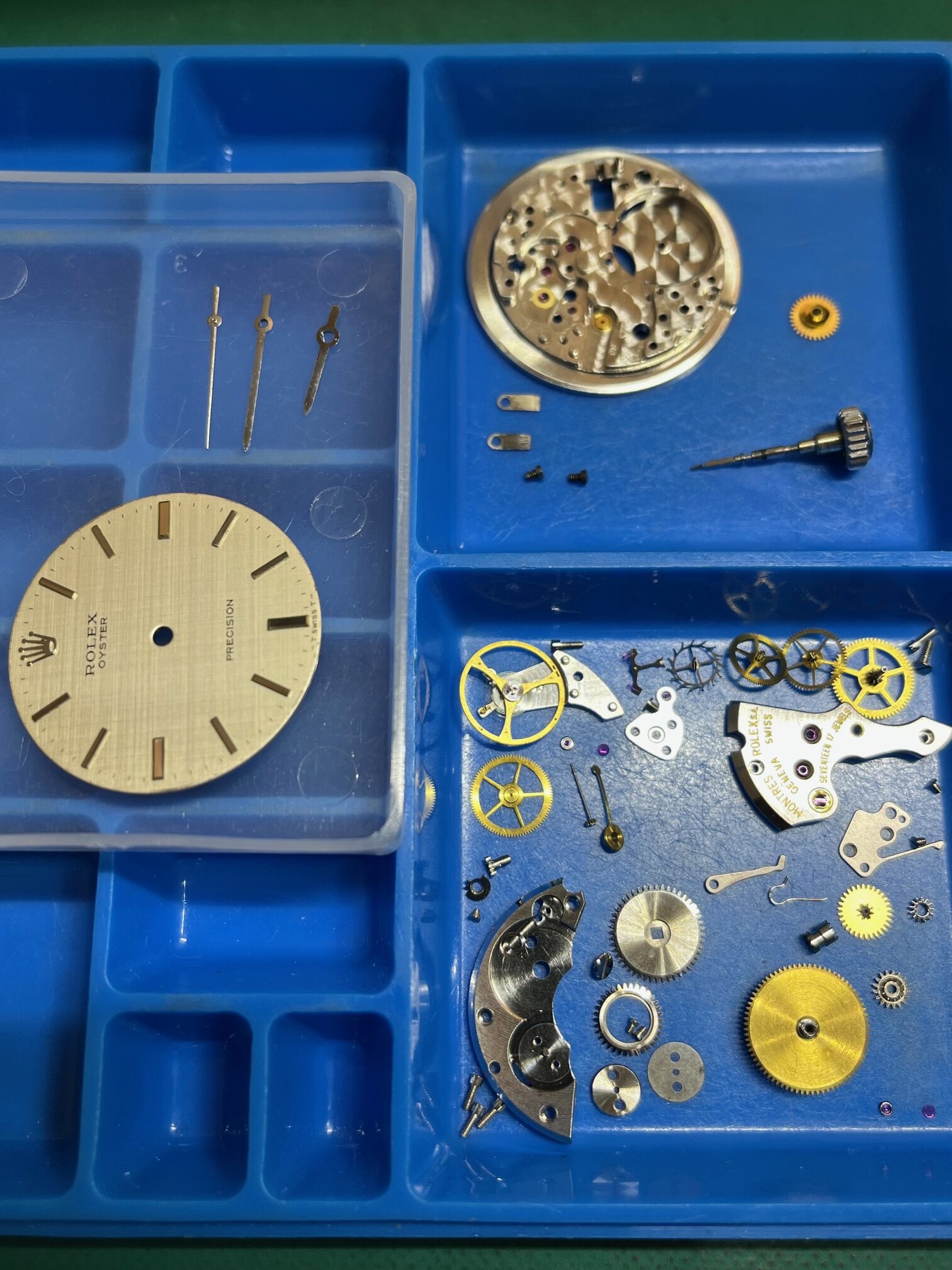 ロレックス オイスタ－プレシジョン ライトシルバー SS メンズ 手巻 1225 オーバ－ホ－ル